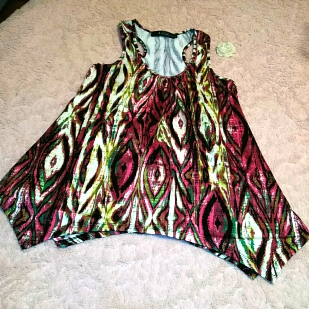 Tribal 💕Razor Back Sharkbite 🦈Hem Tank
